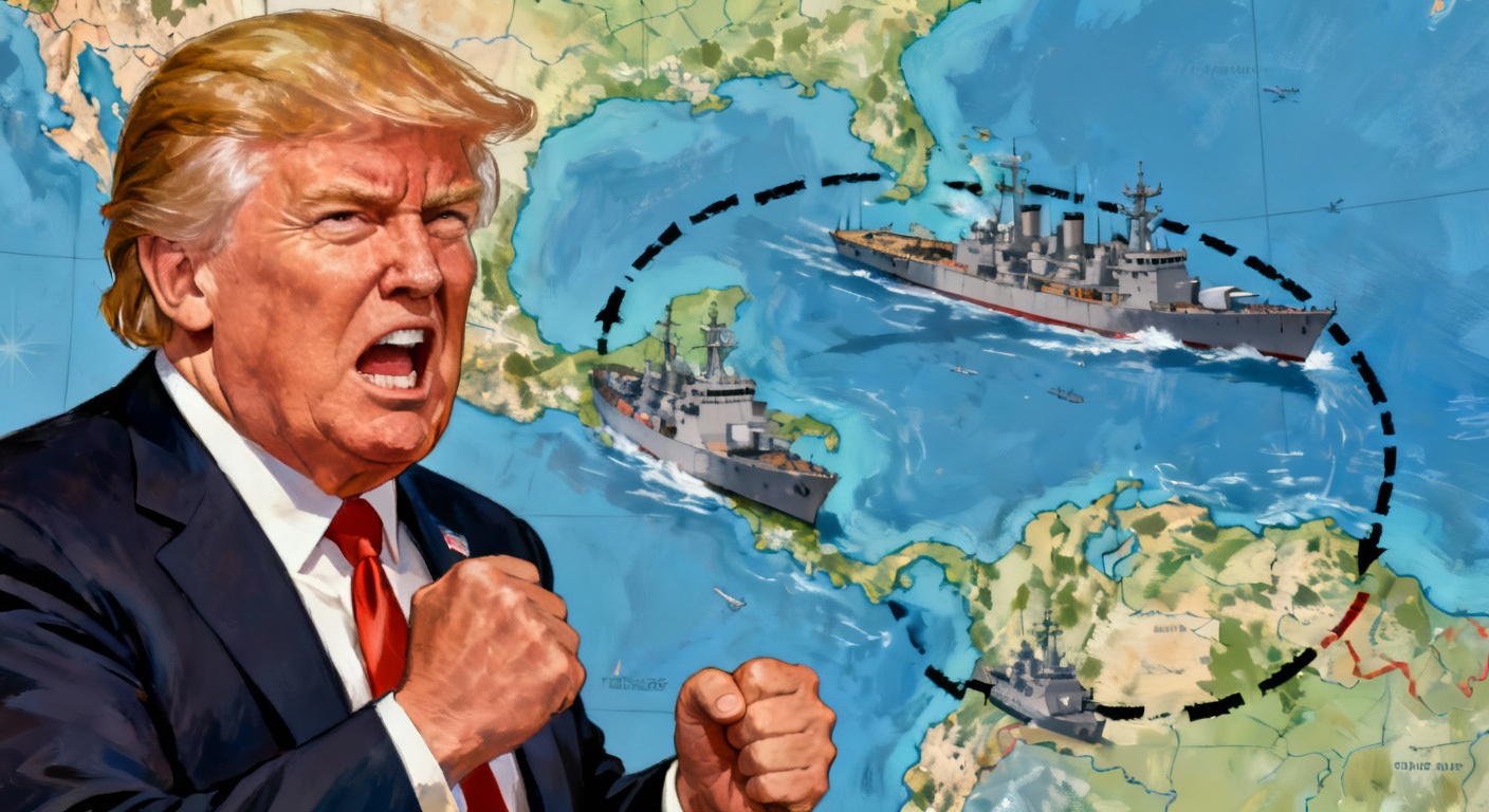 Escalade sans précédent : Trump qualifie le Venezuela d’« organisation terroriste » et impose un blocus maritime total