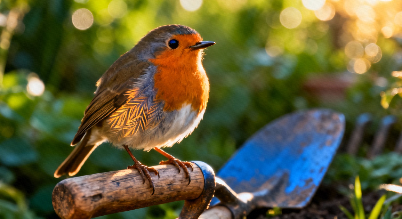 Le langage secret du rouge-gorge : pourquoi ce petit danseur vous suit-il à la trace ?