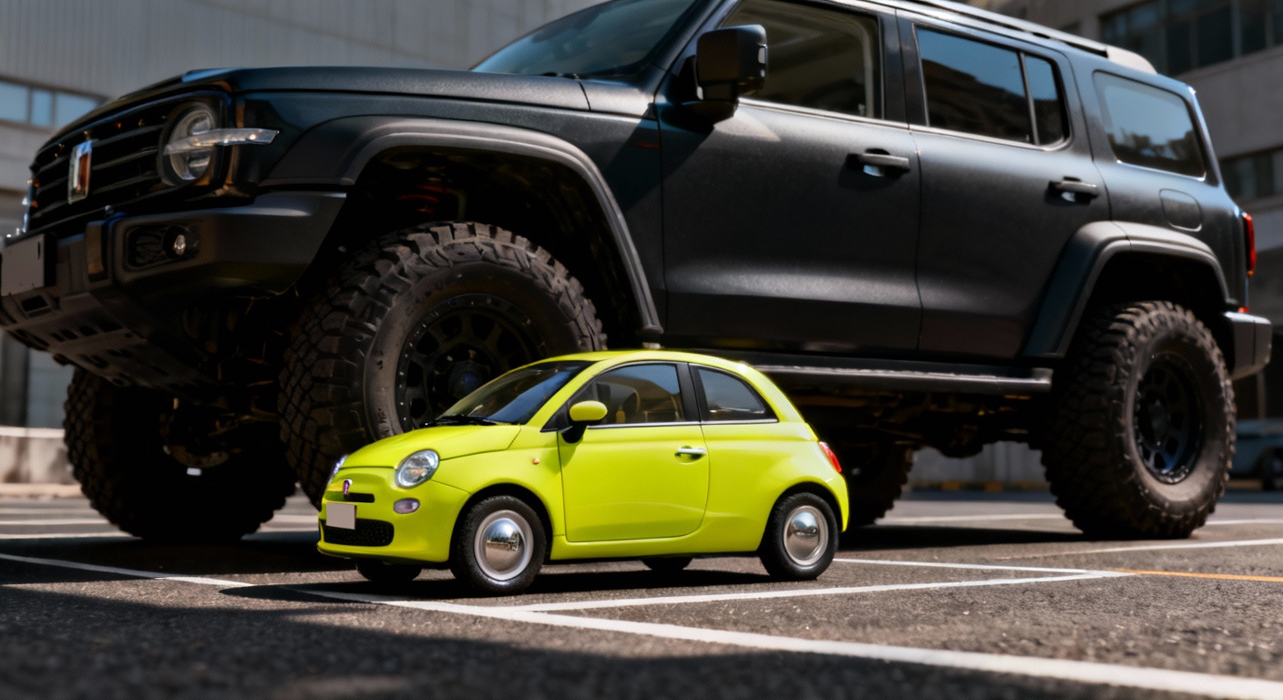 Danger sur la route : Les petites voitures sont-elles condamnées face à la montée des SUV ?
