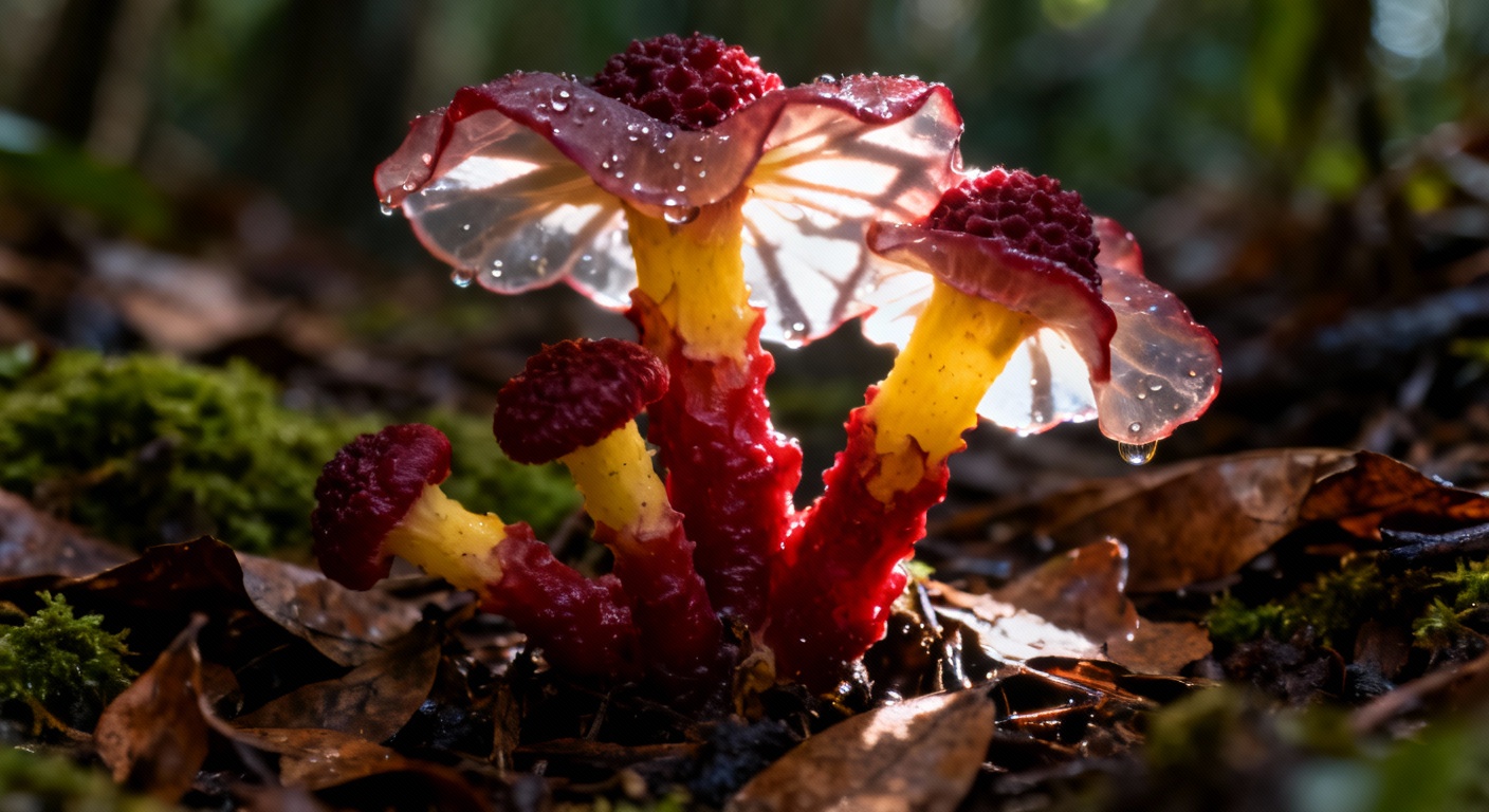 Cette étrange plante, qui ressemble à un champignon, est peut-être « l'expérience la plus bizarre » de l'évolution