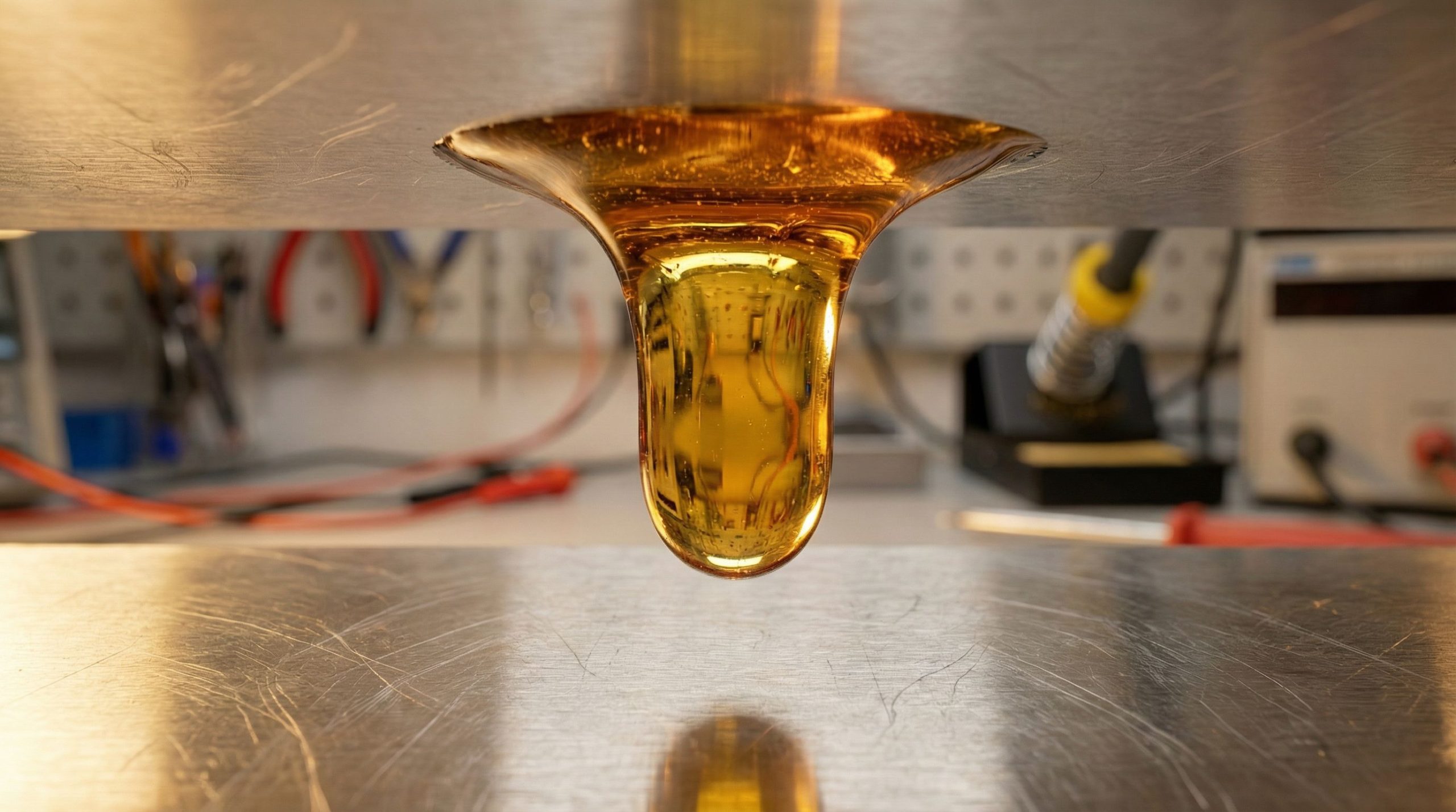 Une colle surpuissante à base d&rsquo;huile de cuisson usagée capable de remorquer une voiture