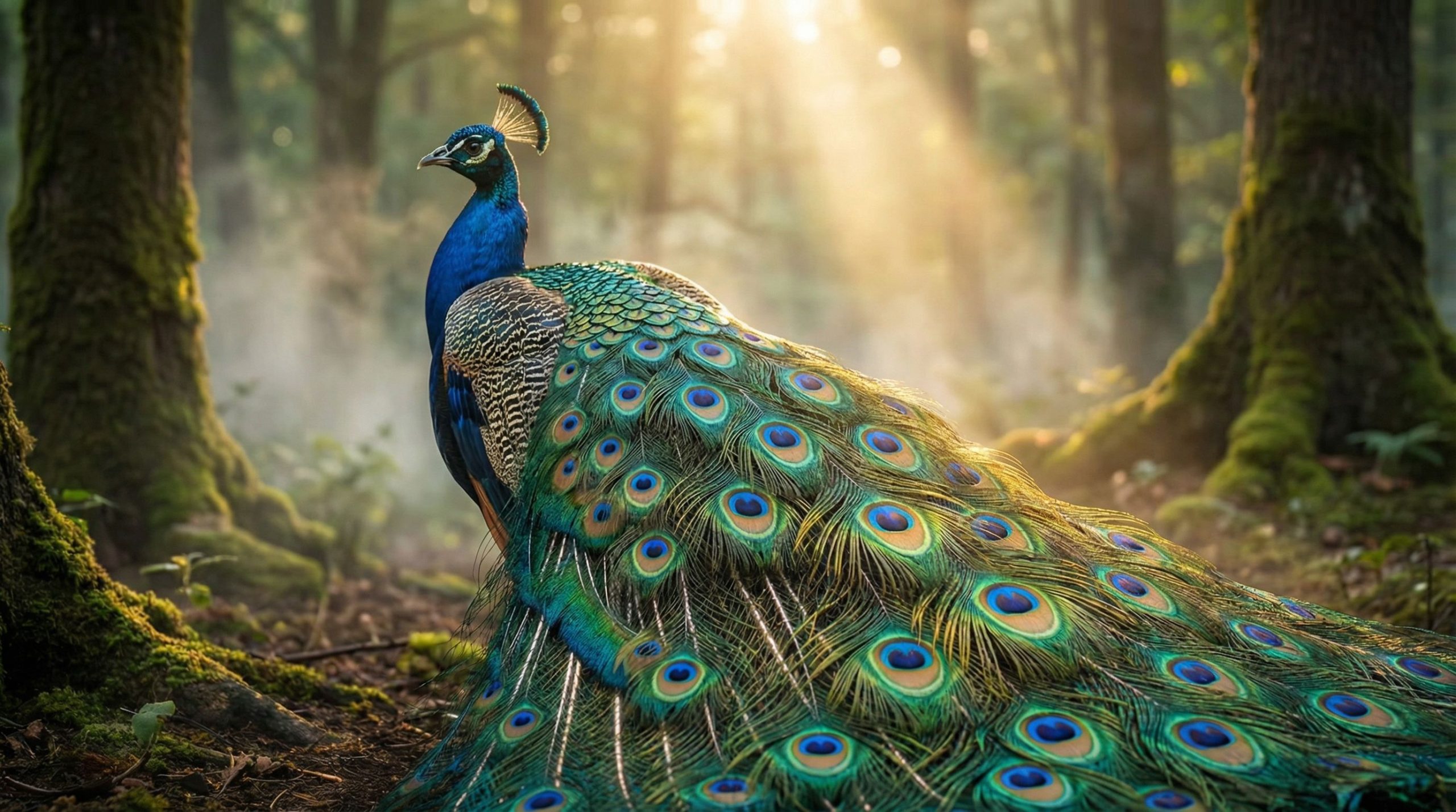 Les plumes de paon peuvent émettre des faisceaux laser, une première surprenante dans le règne animal