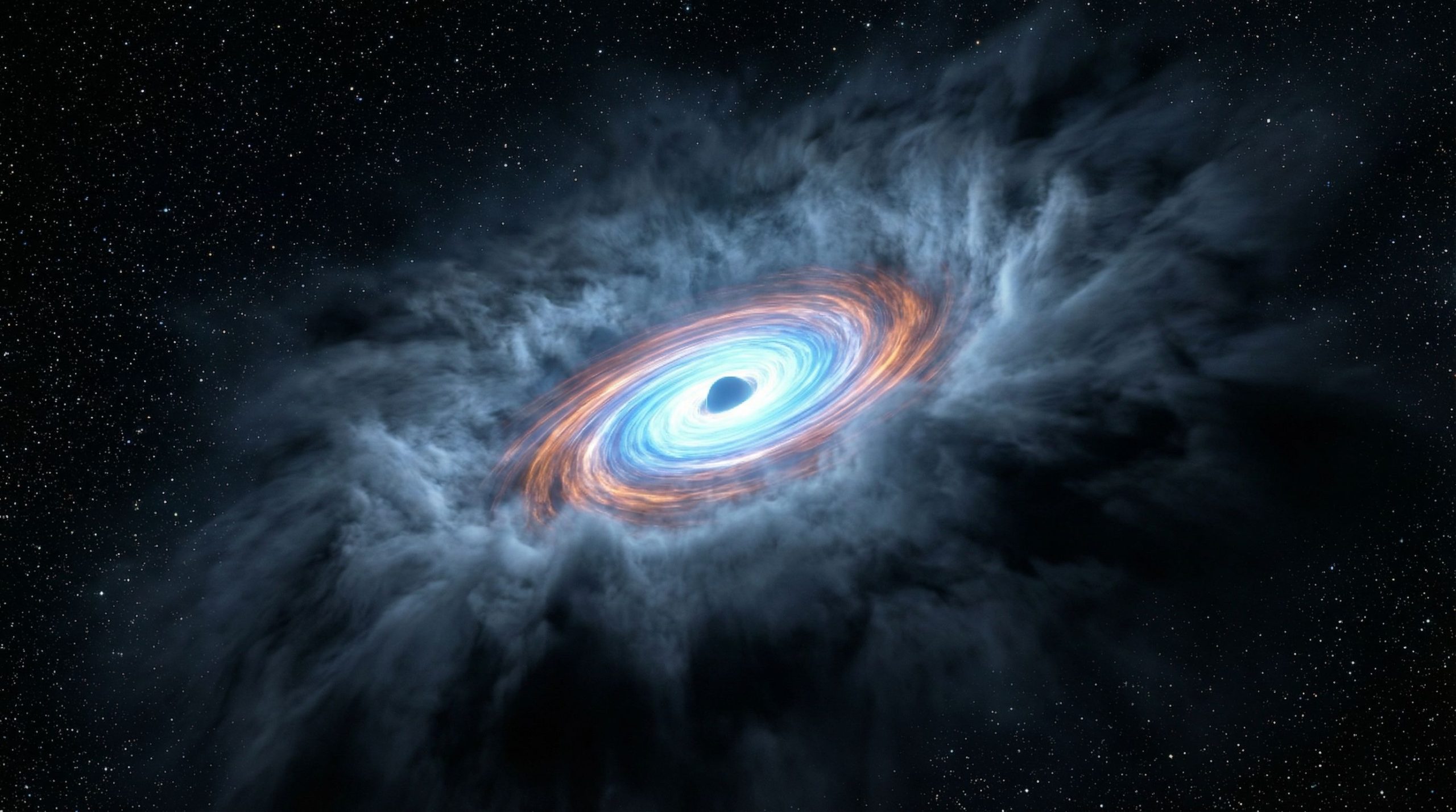 Un réservoir d&rsquo;eau cosmique qui dépasse l&rsquo;entendement : 140 billions d&rsquo;océans terrestres repérés autour d&rsquo;un trou noir