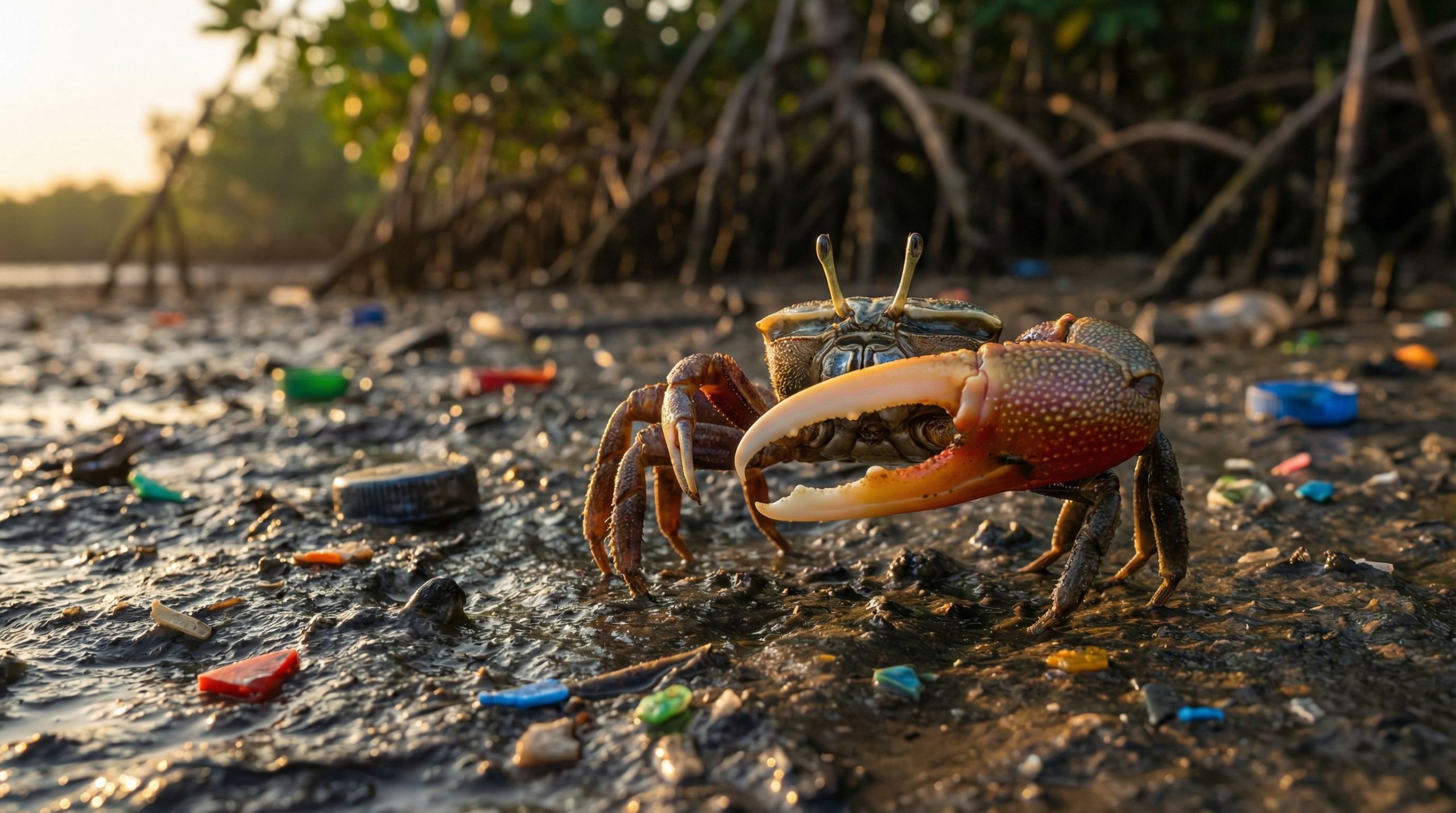 Incroyable mais vrai : ces crabes colombiens mangent nos déchets plastiques (et ce n'est pas forcément une bonne nouvelle)