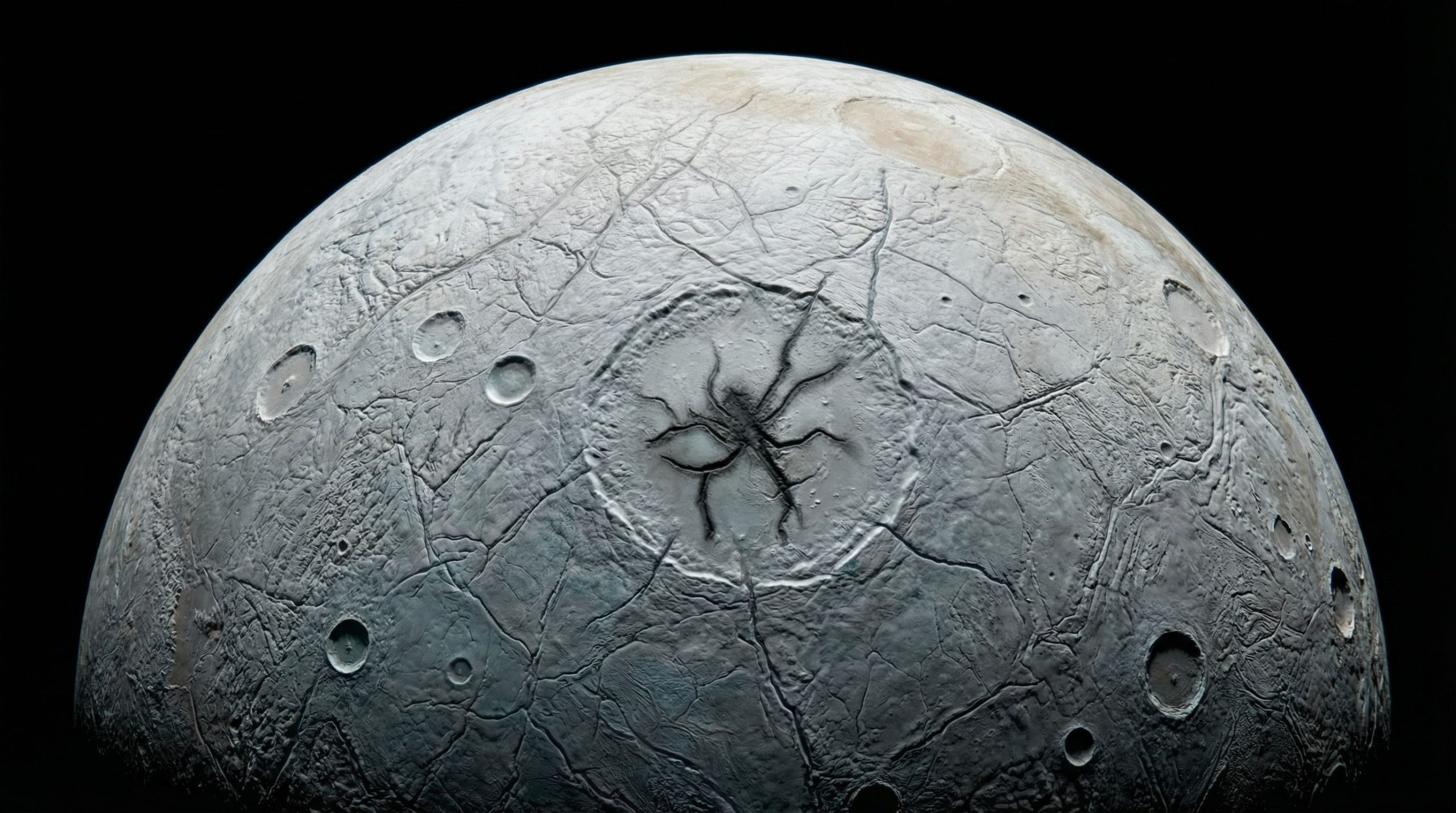 Des formes d&rsquo;araignées sur la lune Europe : on comprend enfin l&rsquo;origine de ce mystère glacé