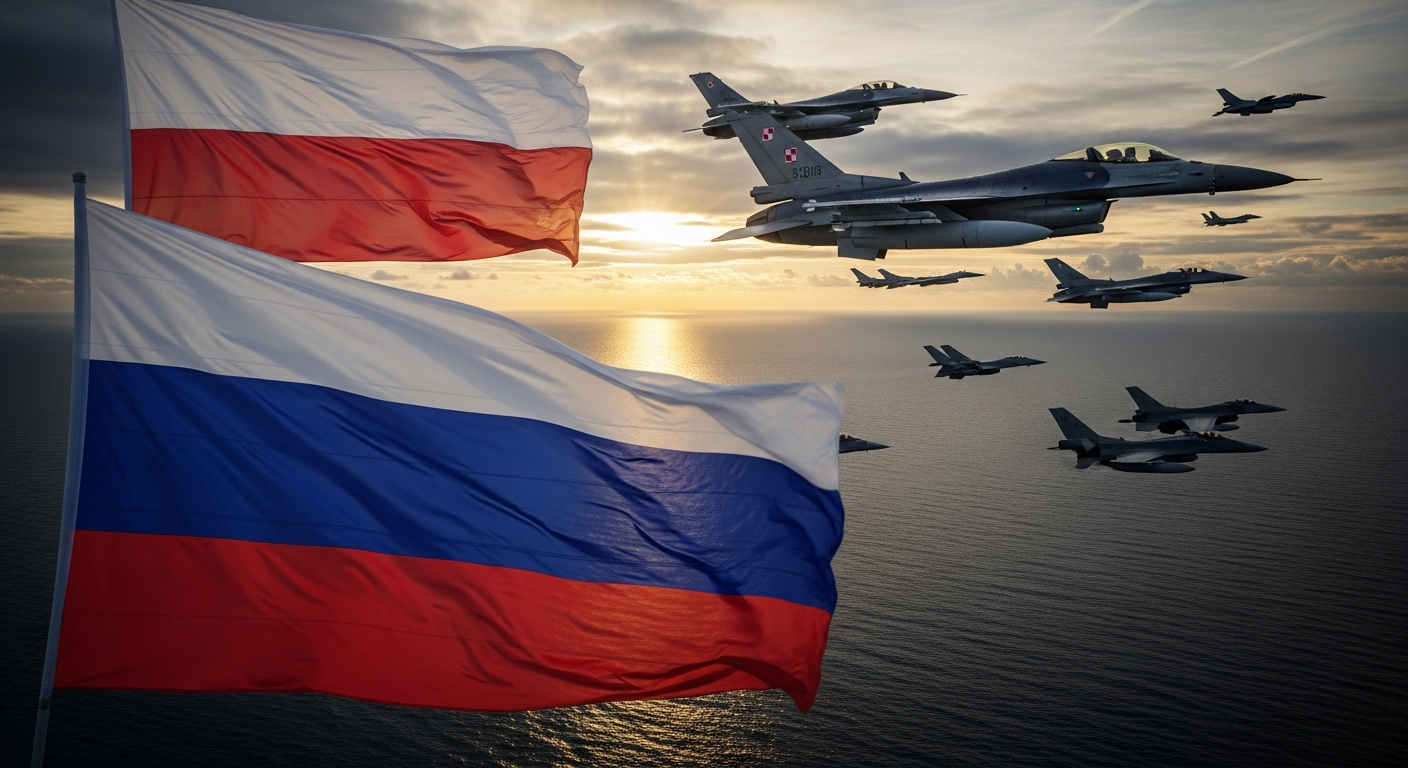 Un Noël sous haute tension dans le ciel polonais : interception d&rsquo;un avion russe et mystérieux ballons