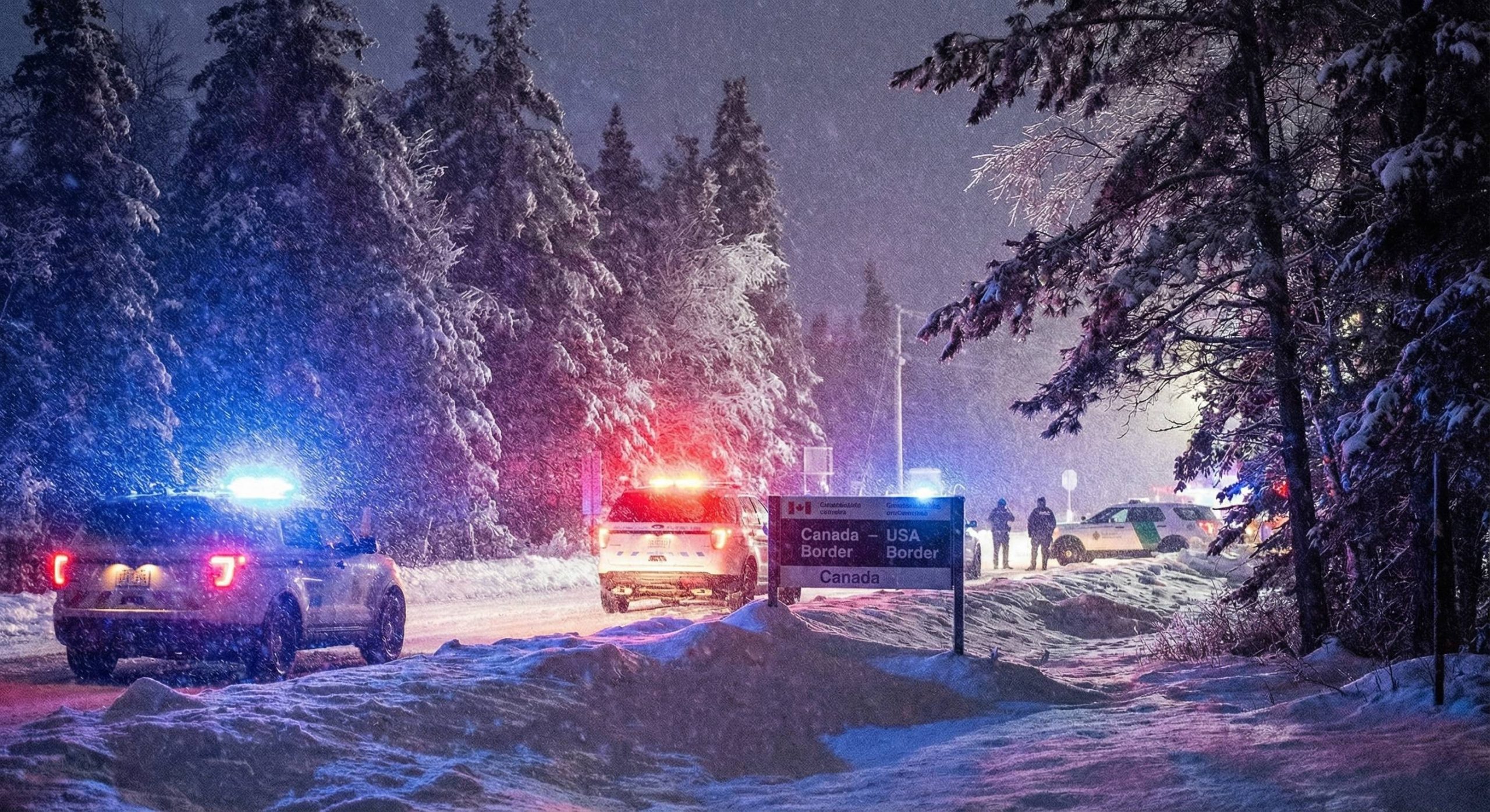 Canada : arrestation de 19 migrants après une traversée par grand froid, des enfants hospitalisés
