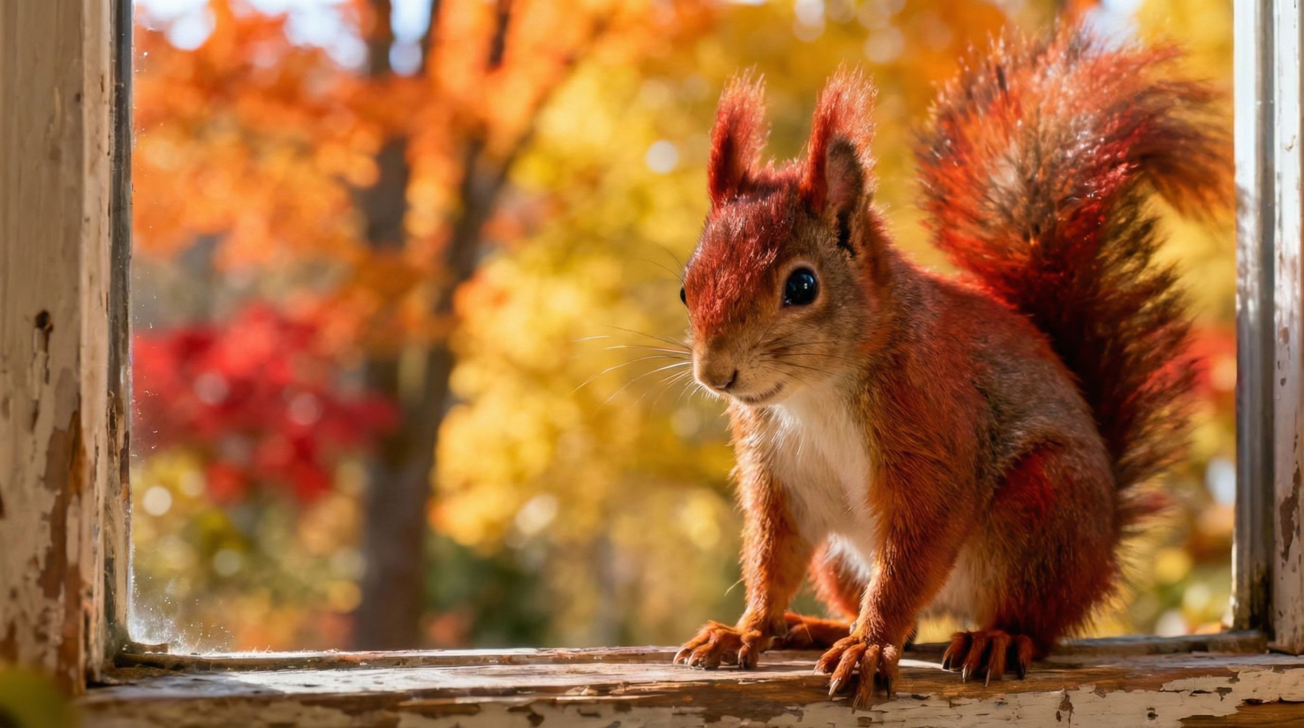 Ce fruit ordinaire va transformer votre rebord de fenêtre en aimant à écureuils cet automne