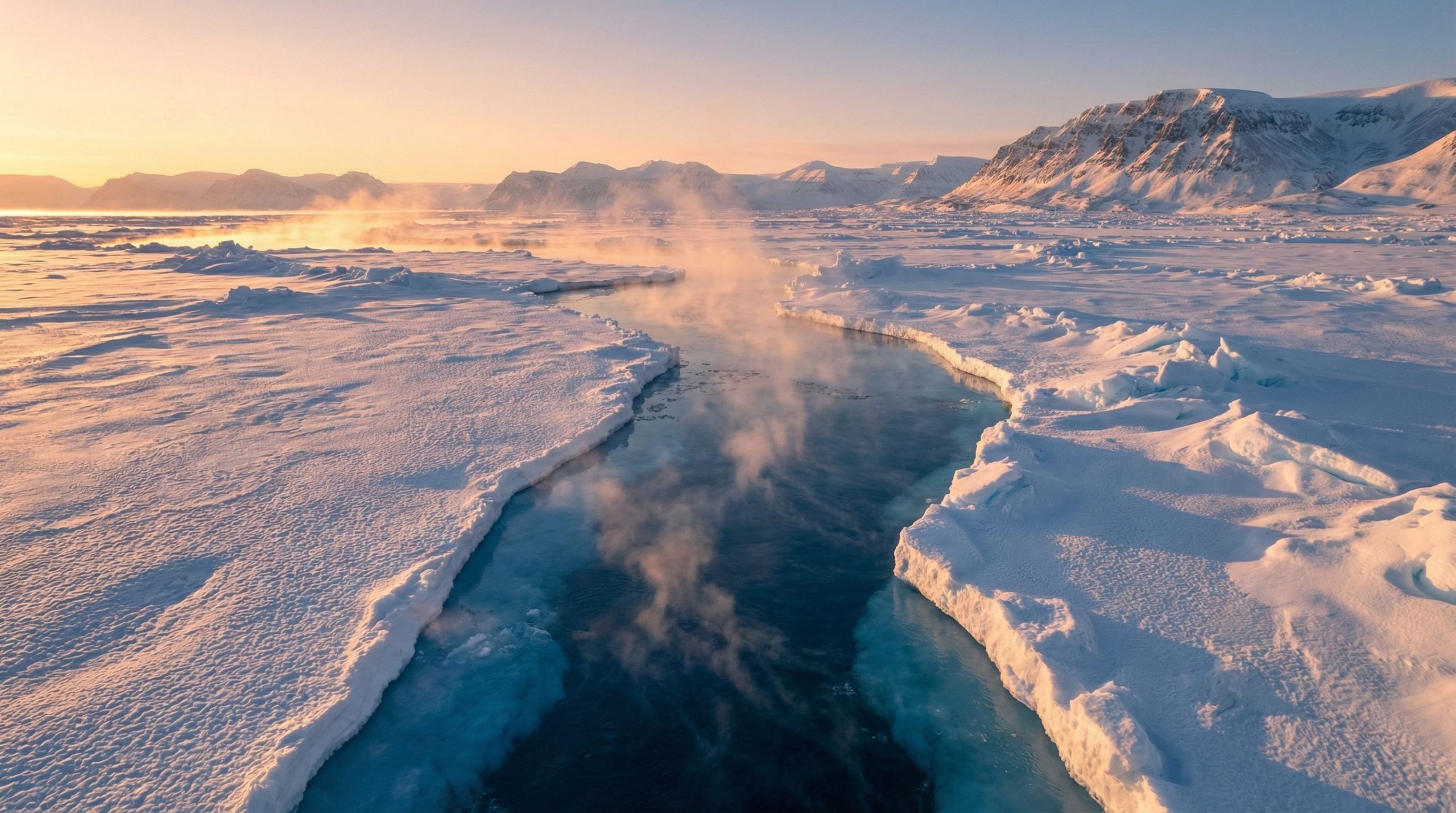Arctique : Quand de minuscules fissures dans la glace bouleversent le climat mondial