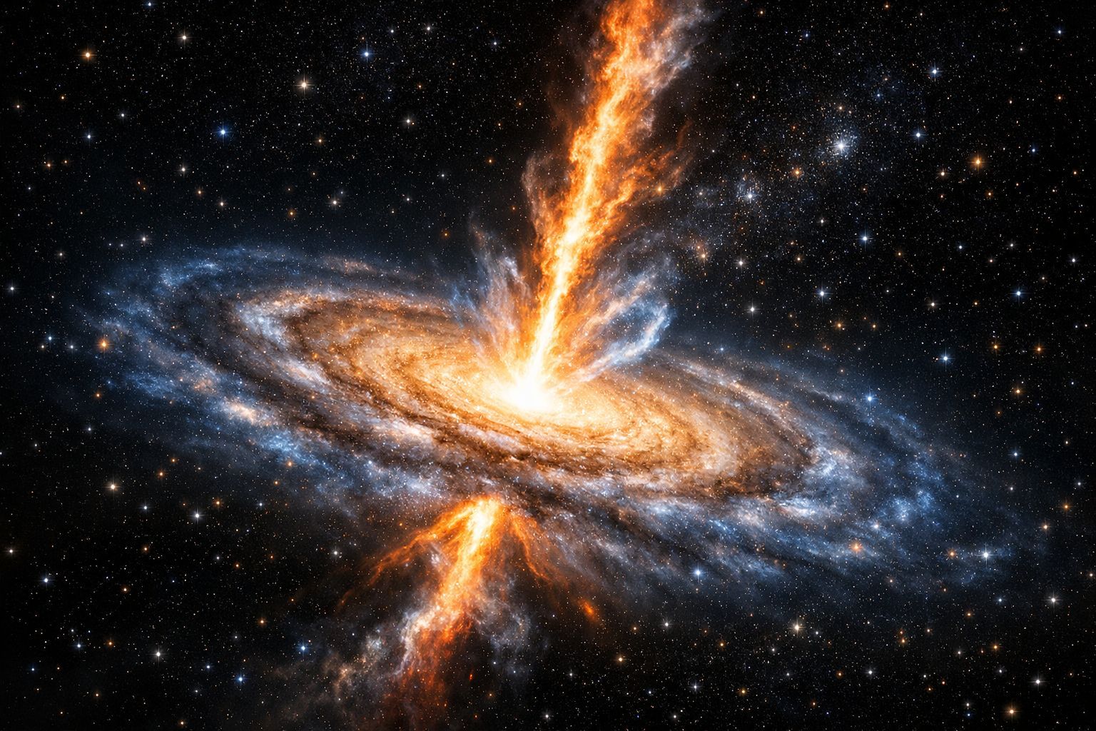 Un trou noir vacillant redessine sa galaxie : une découverte astronomique inédite au cœur de VV 340a