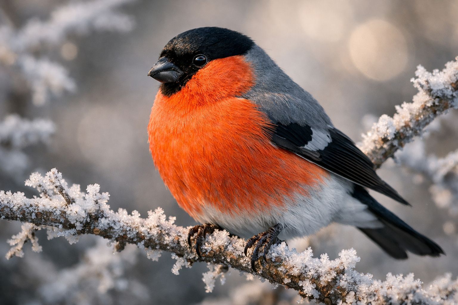Avec sa robe orange éclatante, cet oiseau peut venir vous rendre visite dans votre jardin cet hiver… à une seule condition