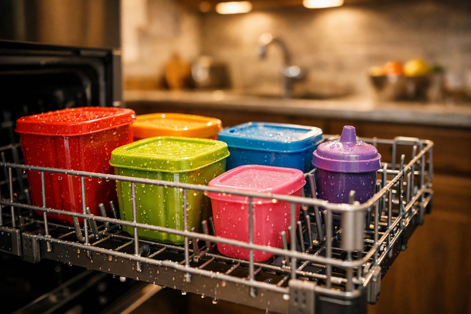 Vos Tupperware au lave-vaisselle : ce cocktail toxique invisible qui s'invite à table