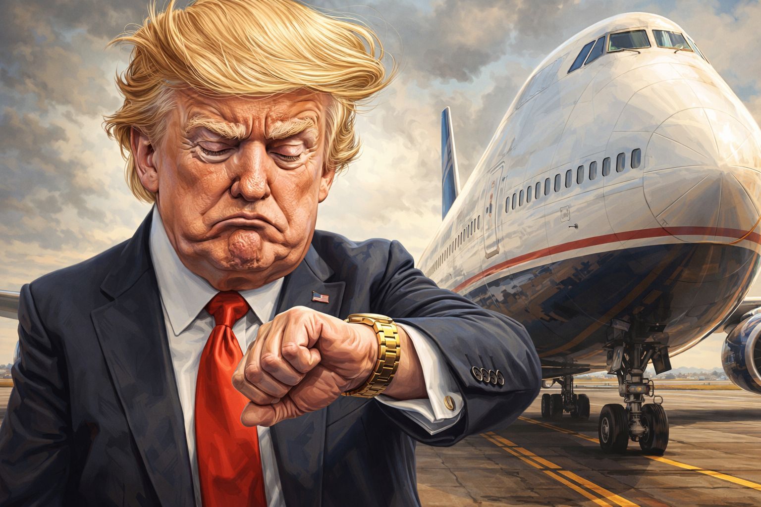 Faux départ pour la Maison-Blanche : quand l'Air Force One de Trump joue des tours en route vers Davos