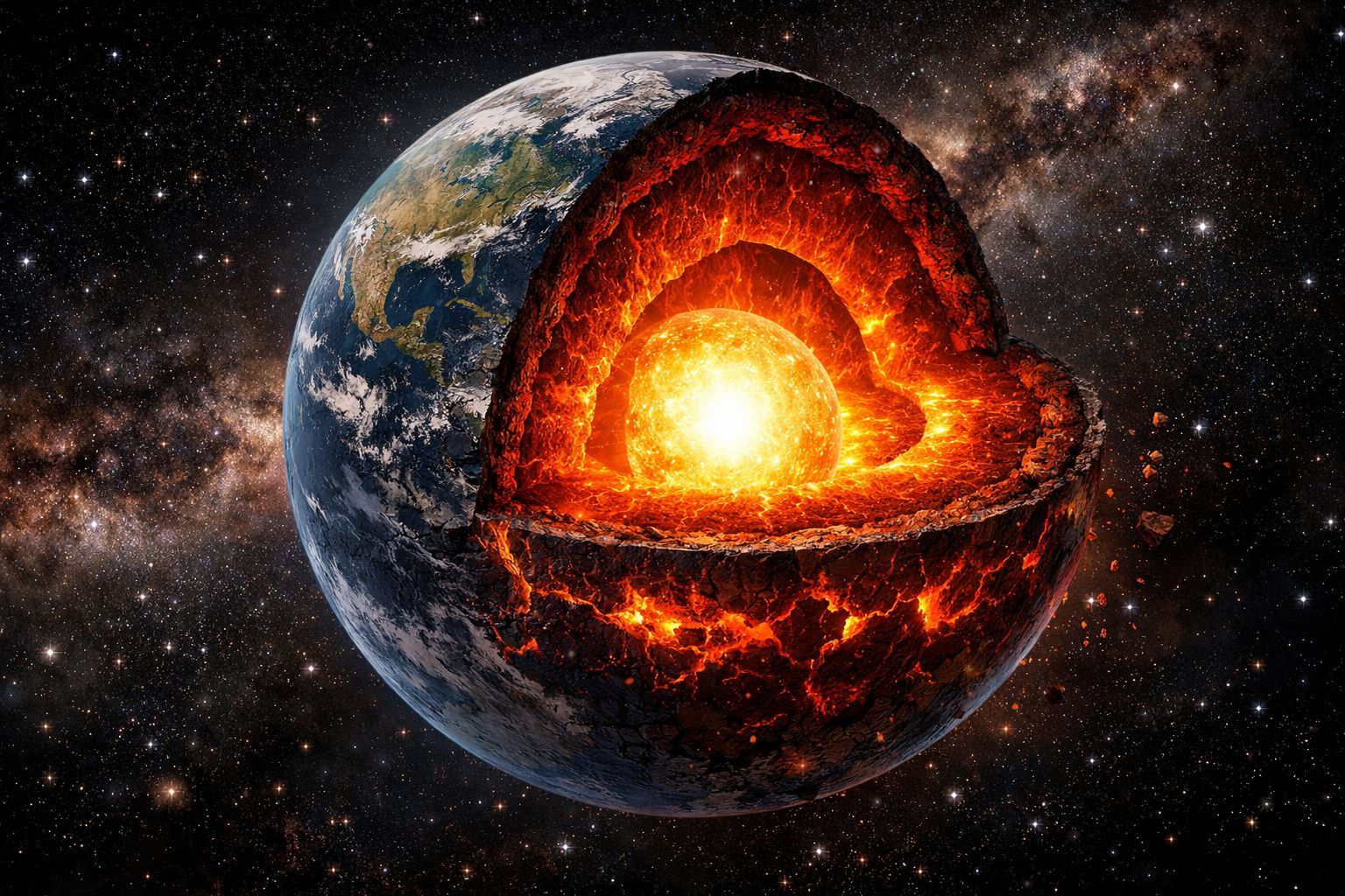 Le cœur de la Terre n'est pas aussi dur qu'on le croyait : une découverte change tout