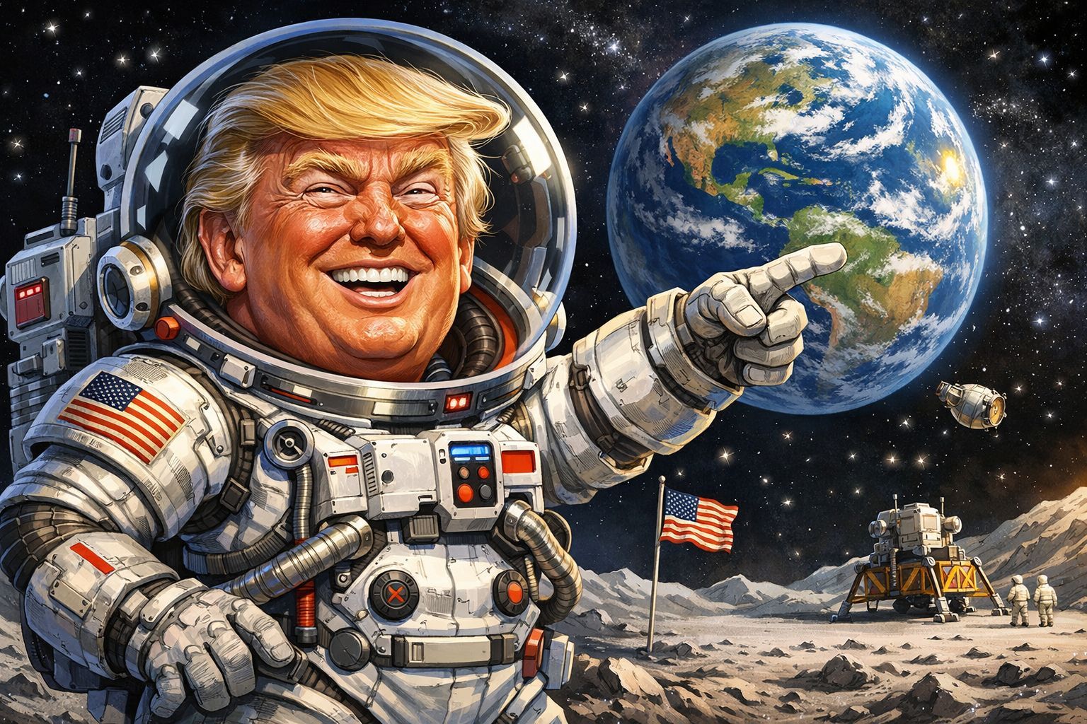 La NASA prévoit de renvoyer des astronautes sur la Lune d’ici 2028