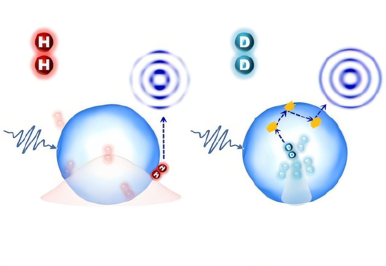 Mesurer l’extension quantique d’une molécule unique confinée dans une nanogoutte