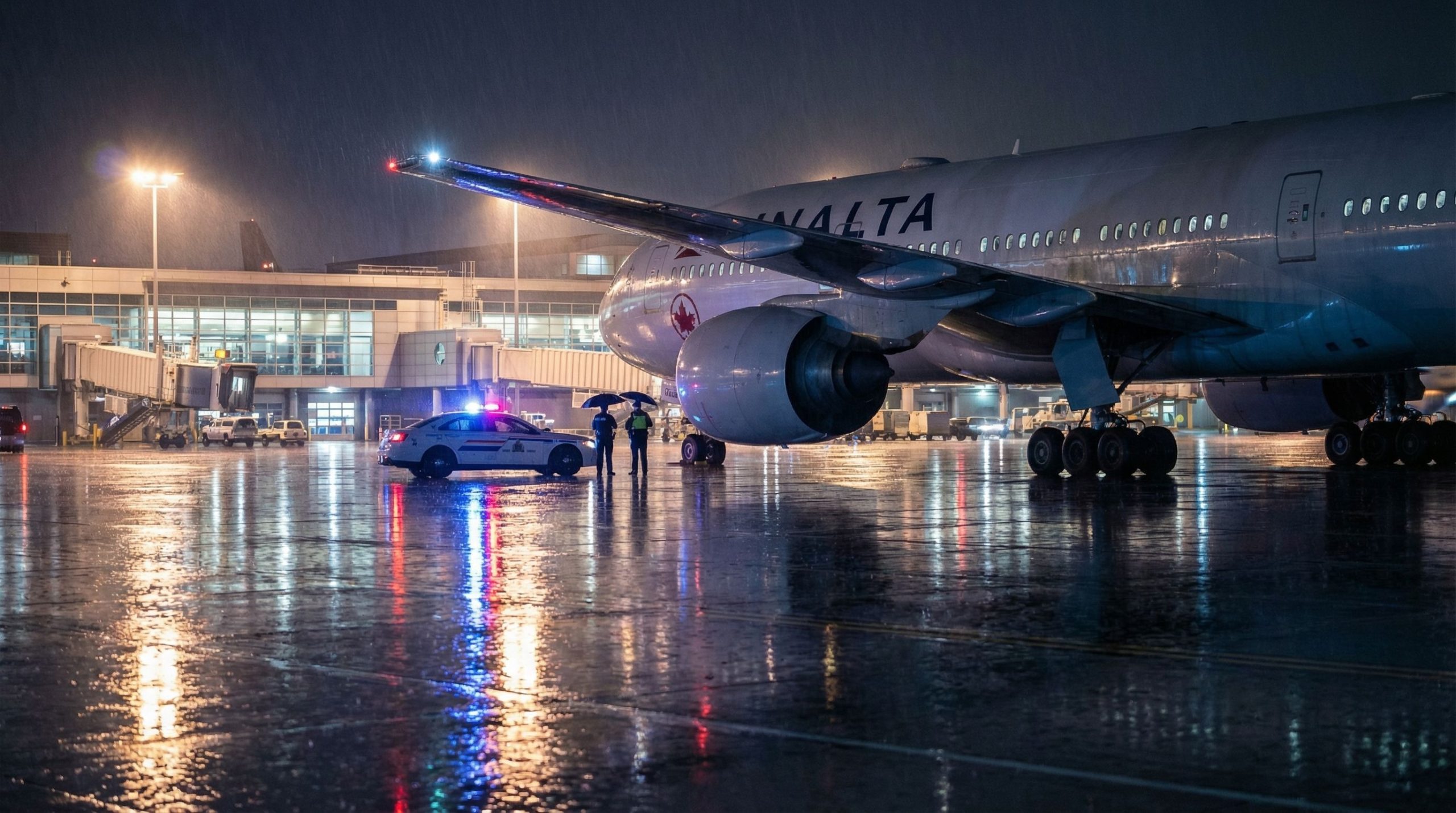 L’arrestation d’un pilote avant le décollage d’un avion dans un aéroport au Canada