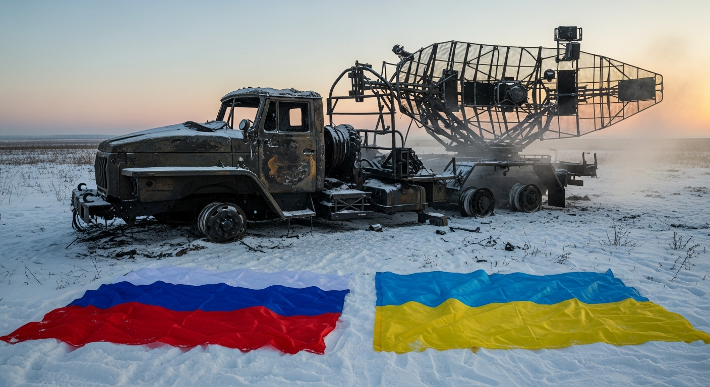 Cette nuit, l’Ukraine a aveuglé la Russie : un radar à 130 millions réduit en cendres dans le Donbass