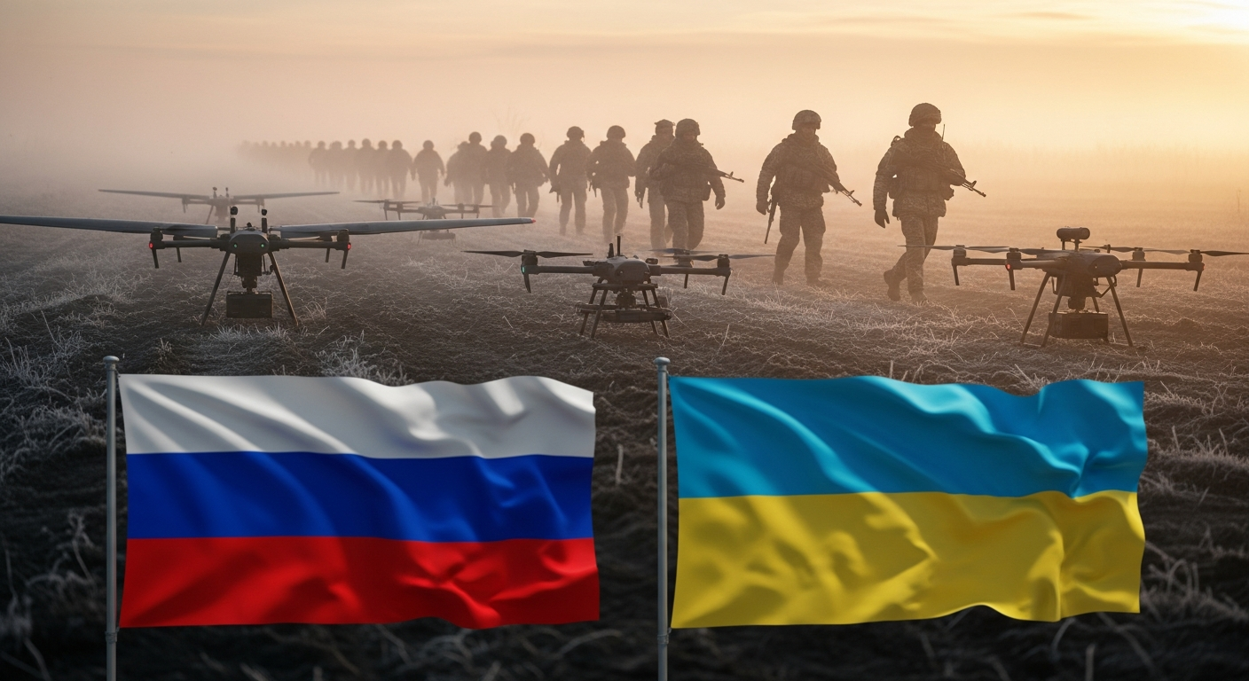 Les drones ukrainiens frappent 100 000 soldats russes : la guerre change de visage