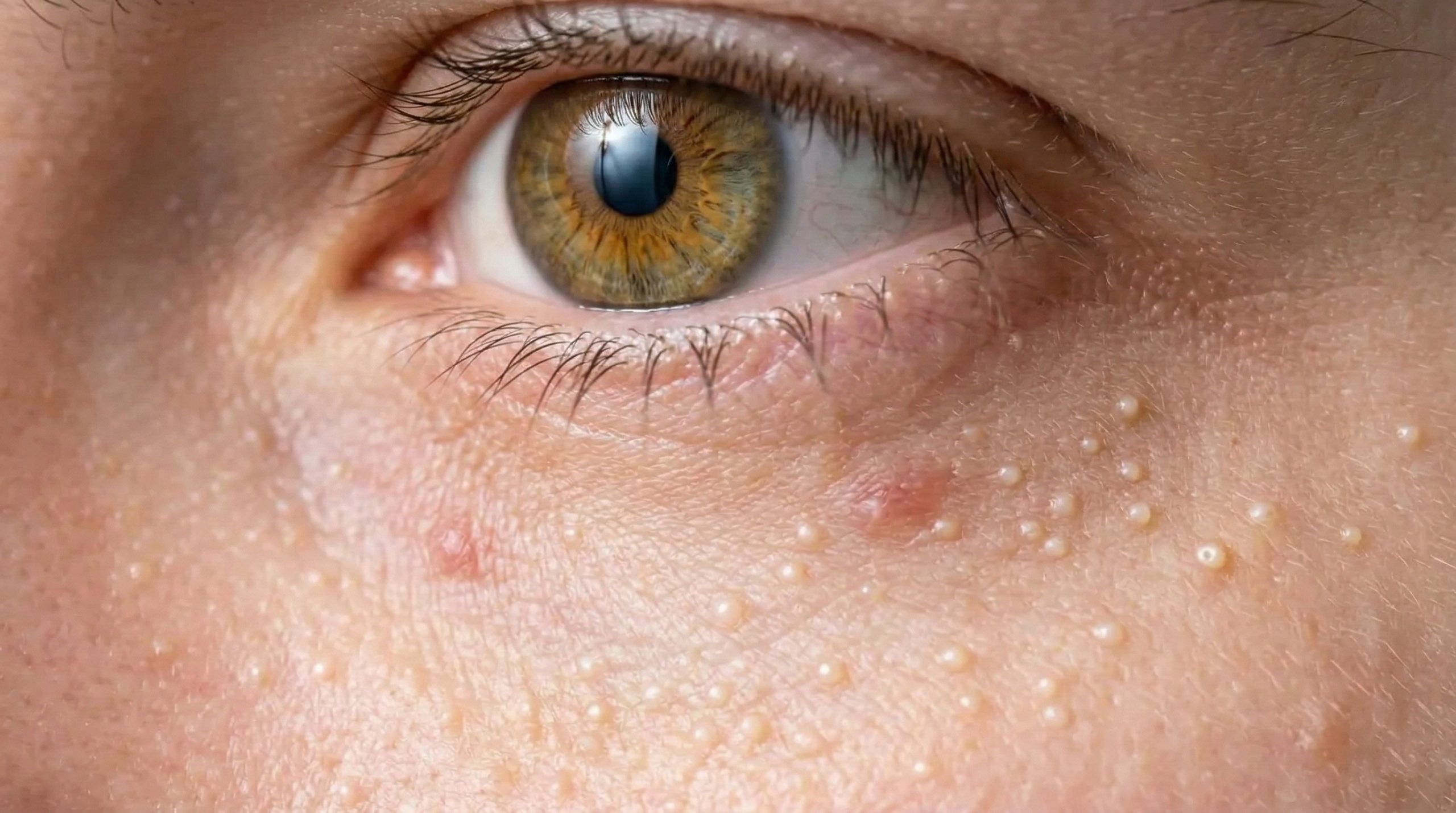 Ces points blancs sur la peau ne sont pas des boutons : voici quoi faire