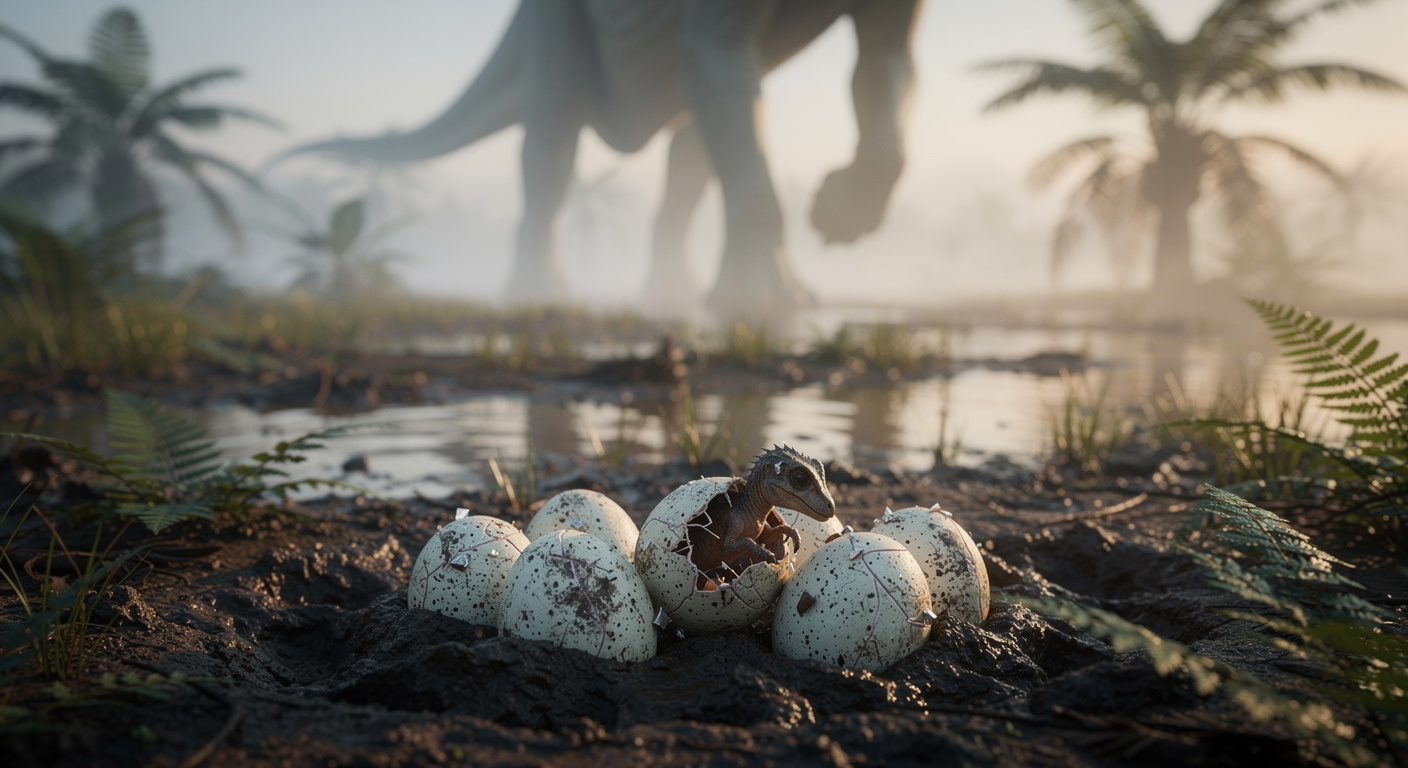 Les bébés dinosaures étaient des proies faciles pour les prédateurs du Jurassique