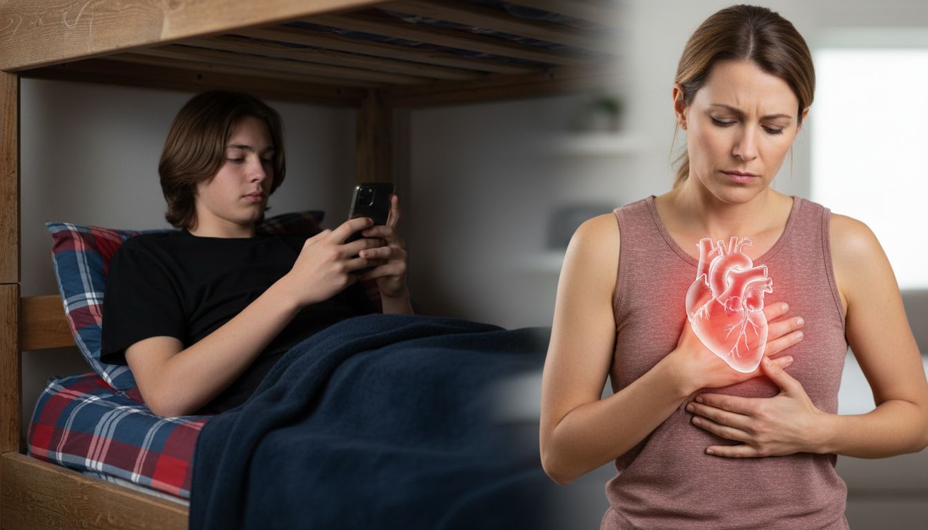 Regarder son téléphone au lit et 4 autres habitudes quotidiennes qui ruinent votre santé cardiaque en silence