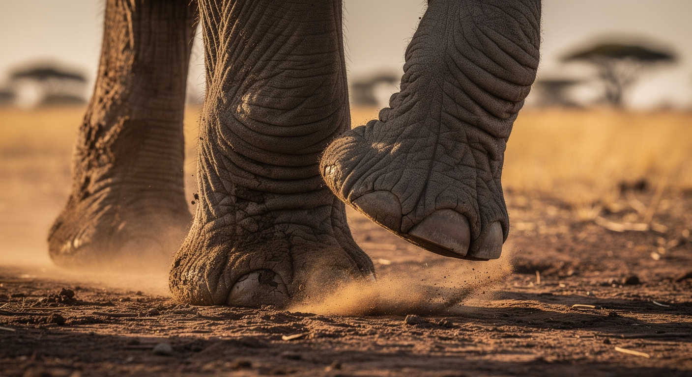 Des éléphants en talons hauts ? Le  » sixième orteil  » qui les a aidés à devenir des géants terrestres