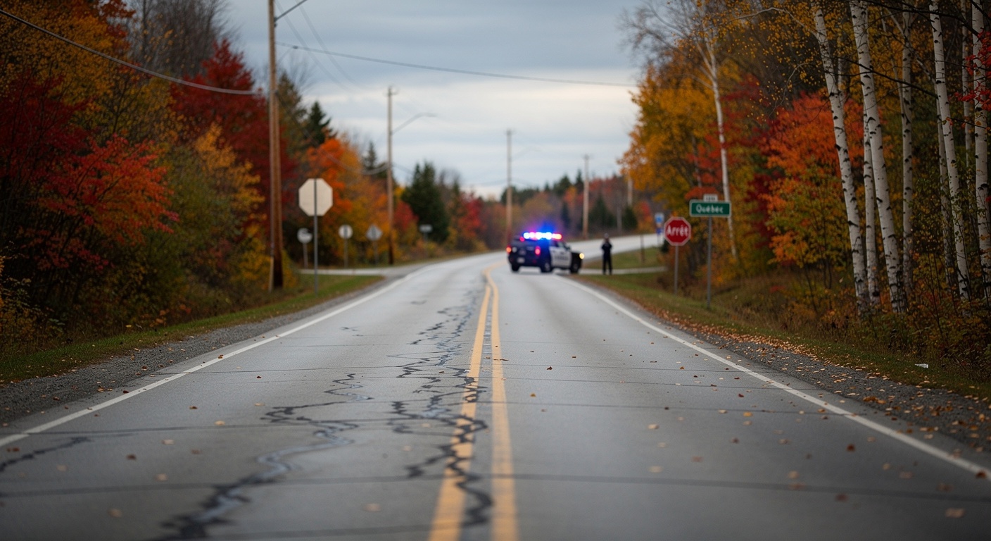 Drame de la route en Montérégie : une collision frontale fait deux victimes