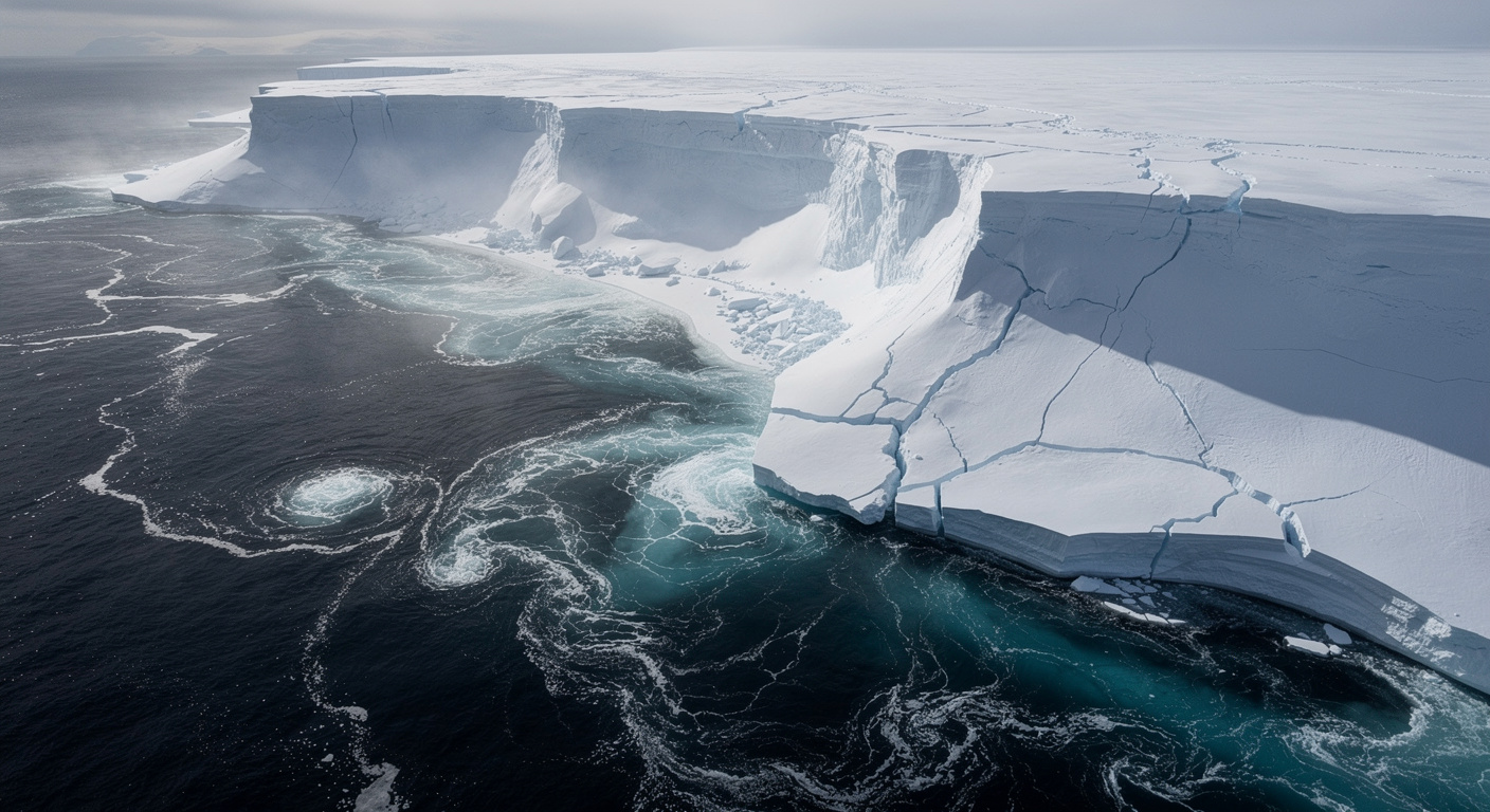La fonte des glaces en Antarctique pourrait modifier la circulation océanique mondiale, selon des carottes de sédiments