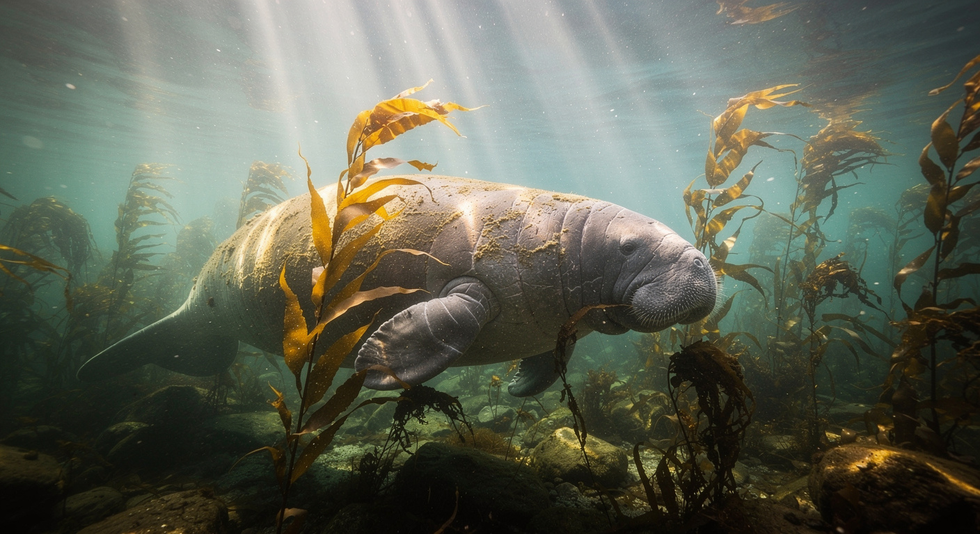 Une créature semblable à un lamantin, de la taille d’un bateau, vivait autrefois au large des côtes de Californie.