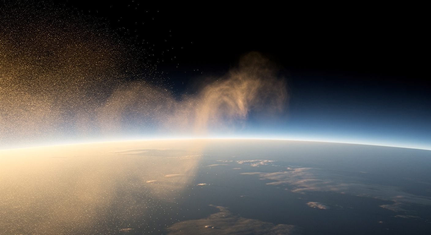 Pollution spatiale : une fusée SpaceX laisse une trace inédite dans le ciel européen