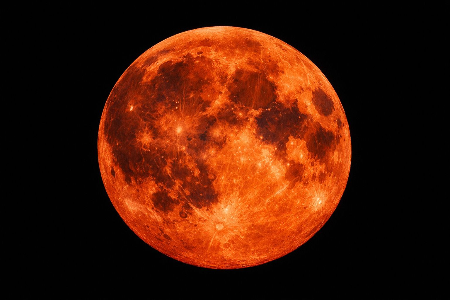 Une Lune de Sang, une conjonction et 6 planètes défilant dans le ciel nocturne