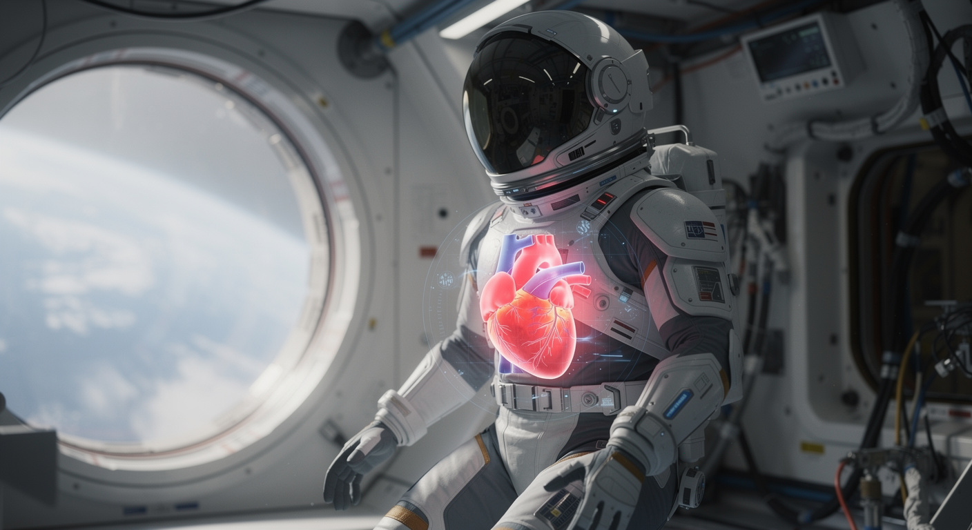 Le cœur des astronautes révèle un vieillissement accéléré inattendu