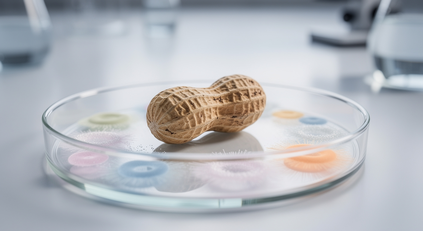 Allergie à l'arachide : la solution se trouverait-elle dans notre bouche ?