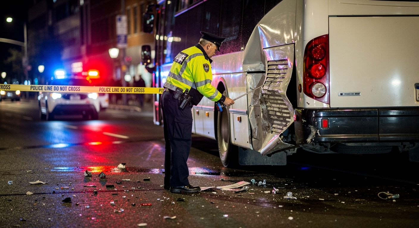 Collision avec un bus à Montréal : une jeune femme de 25 ans perd la vie