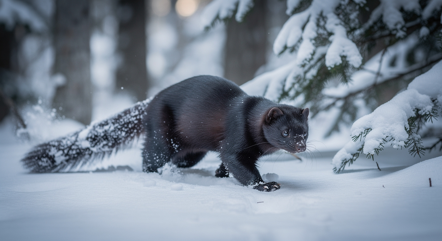 L'incroyable odyssée hivernale d'un pékan à travers les forêts du New Hampshire