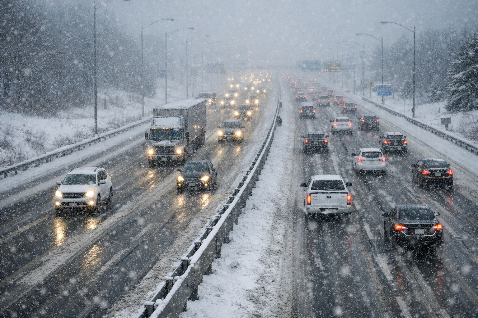 Neige ce dimanche au Québec : les routes de la province sous haute surveillance
