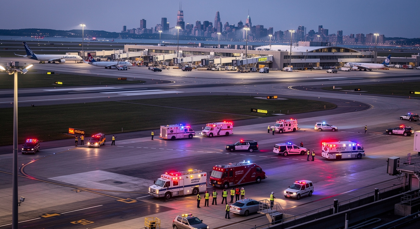 Accident majeur à LaGuardia : les enquêteurs canadiens en route vers New York