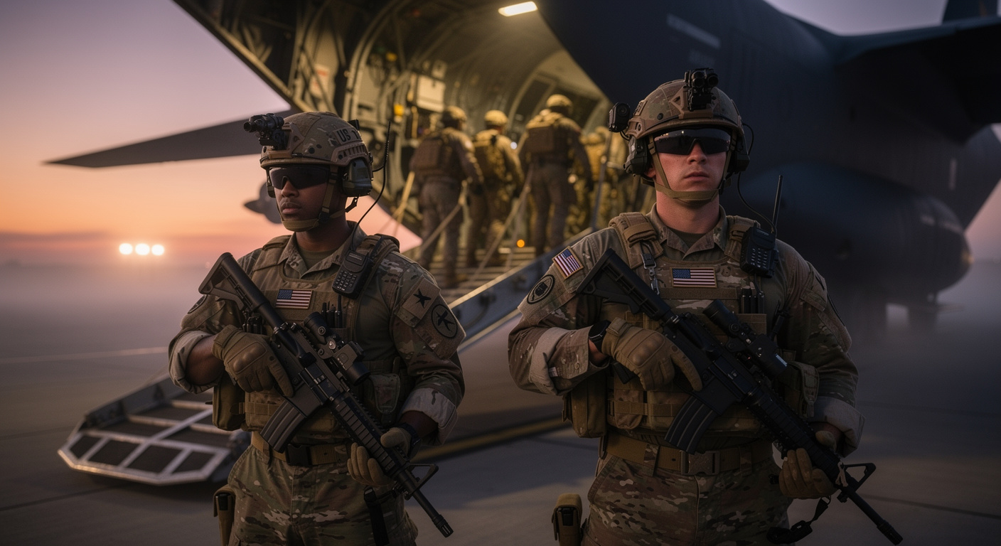 Washington Déploie Ses Forces d'Élite : 3000 Parachutistes En Route Vers Le Moyen-Orient