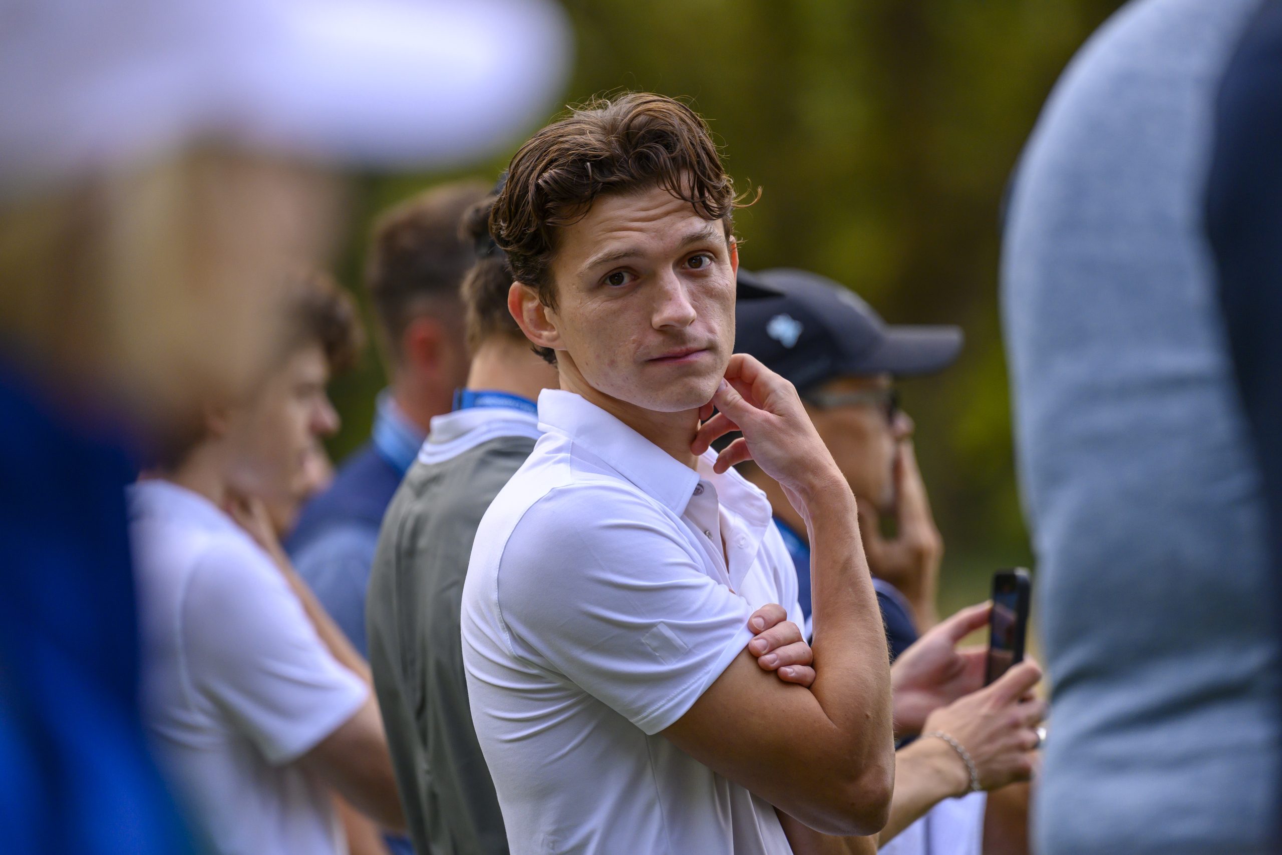 Tom Holland during pro-am Wentworth golf club 2023-3.jpg