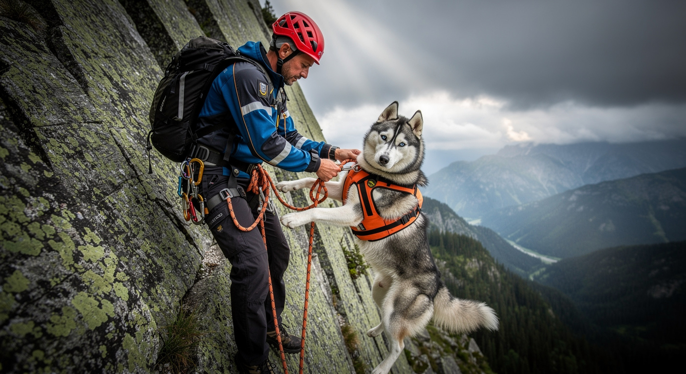 Chute mortelle d'un Husky dans les Vosges : le difficile sauvetage du PGHM à la Roche des Ducs