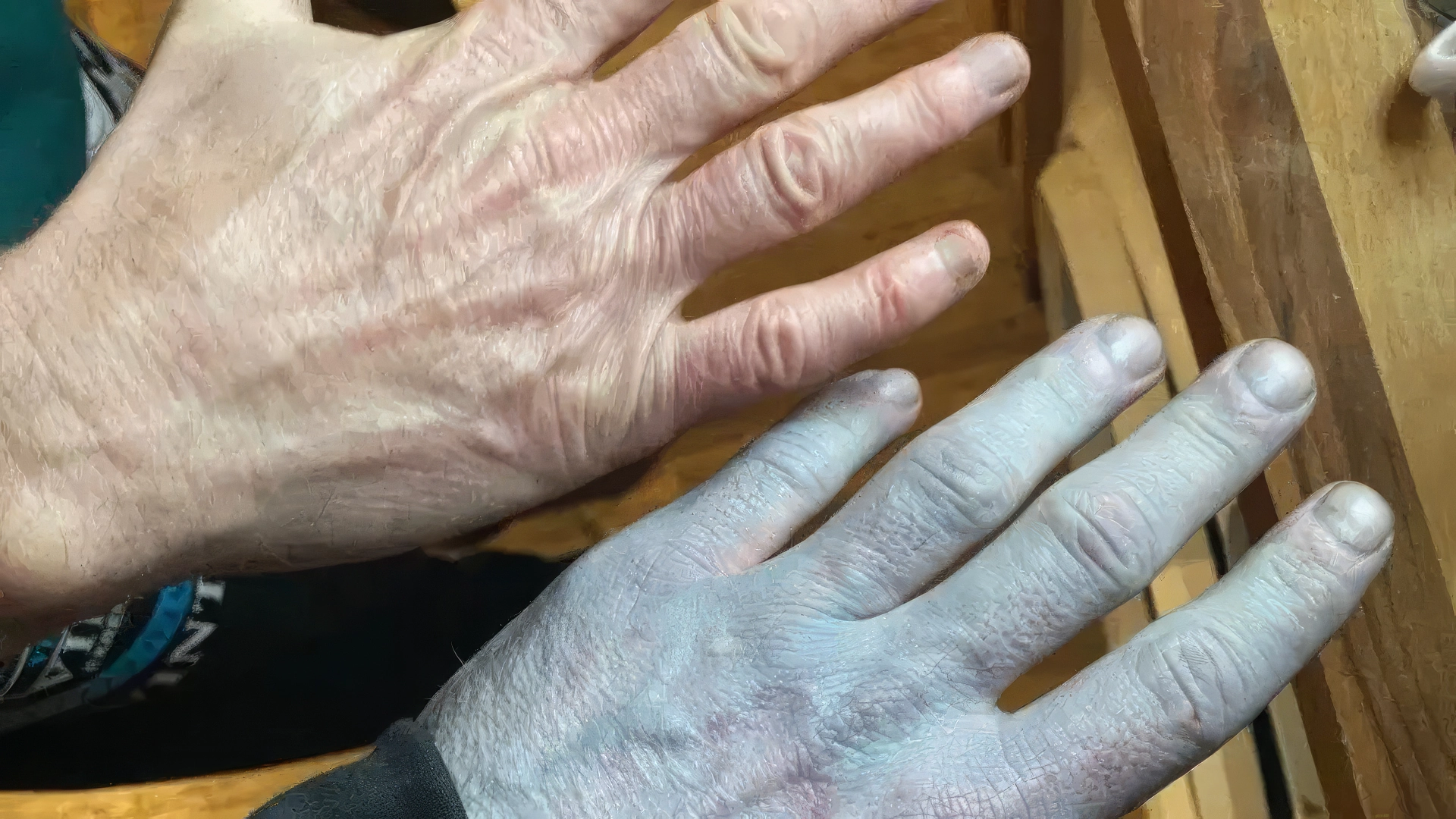 Un homme se réveille avec la peau bleue et est transporté à l’hôpital : les médecins découvrent la cause