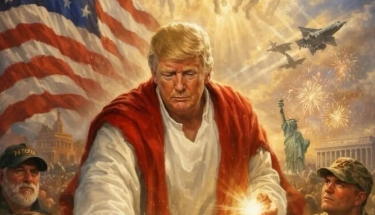 Donald Trump publie une image de lui en « Jesus Christ » et suscite de vives critiques