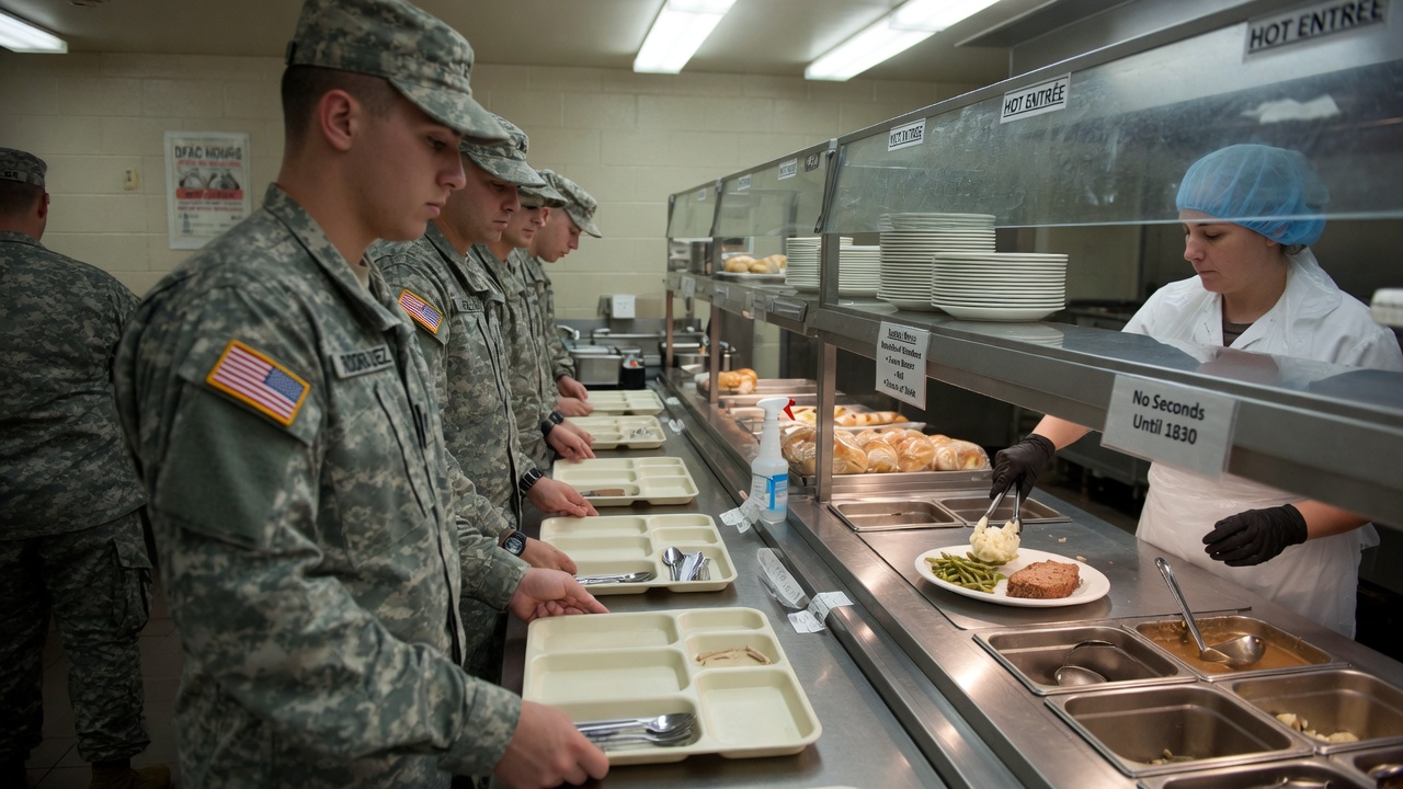 La photo d’un repas servi à un soldat américain suscite des inquiétudes