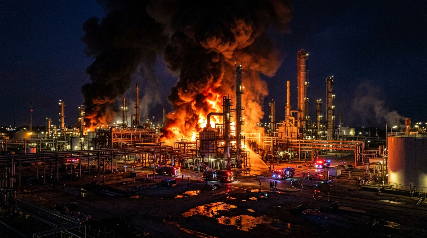 La raffinerie de Touapsé en flammes : remet en cause l’image d’une Russie intouchable