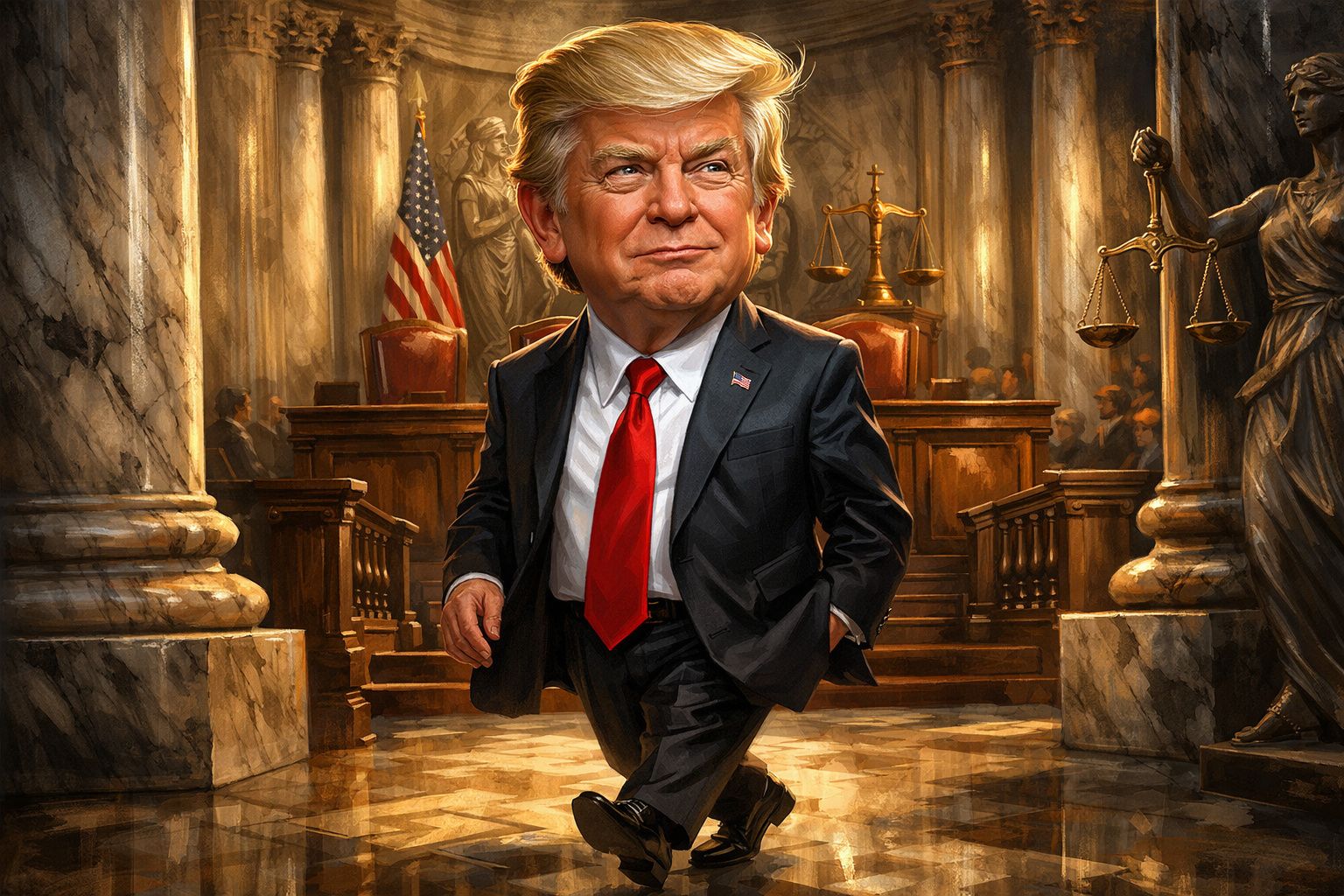 La présence inédite du président à la Cour suprême face au droit du sol