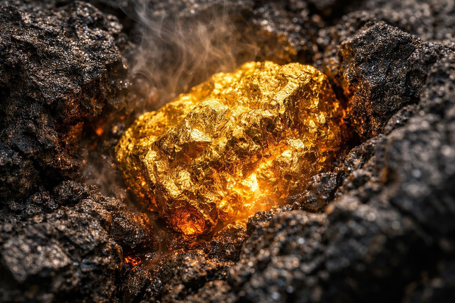 Des scientifiques révèlent comment l’or remonte jusqu’à la croûte terrestre