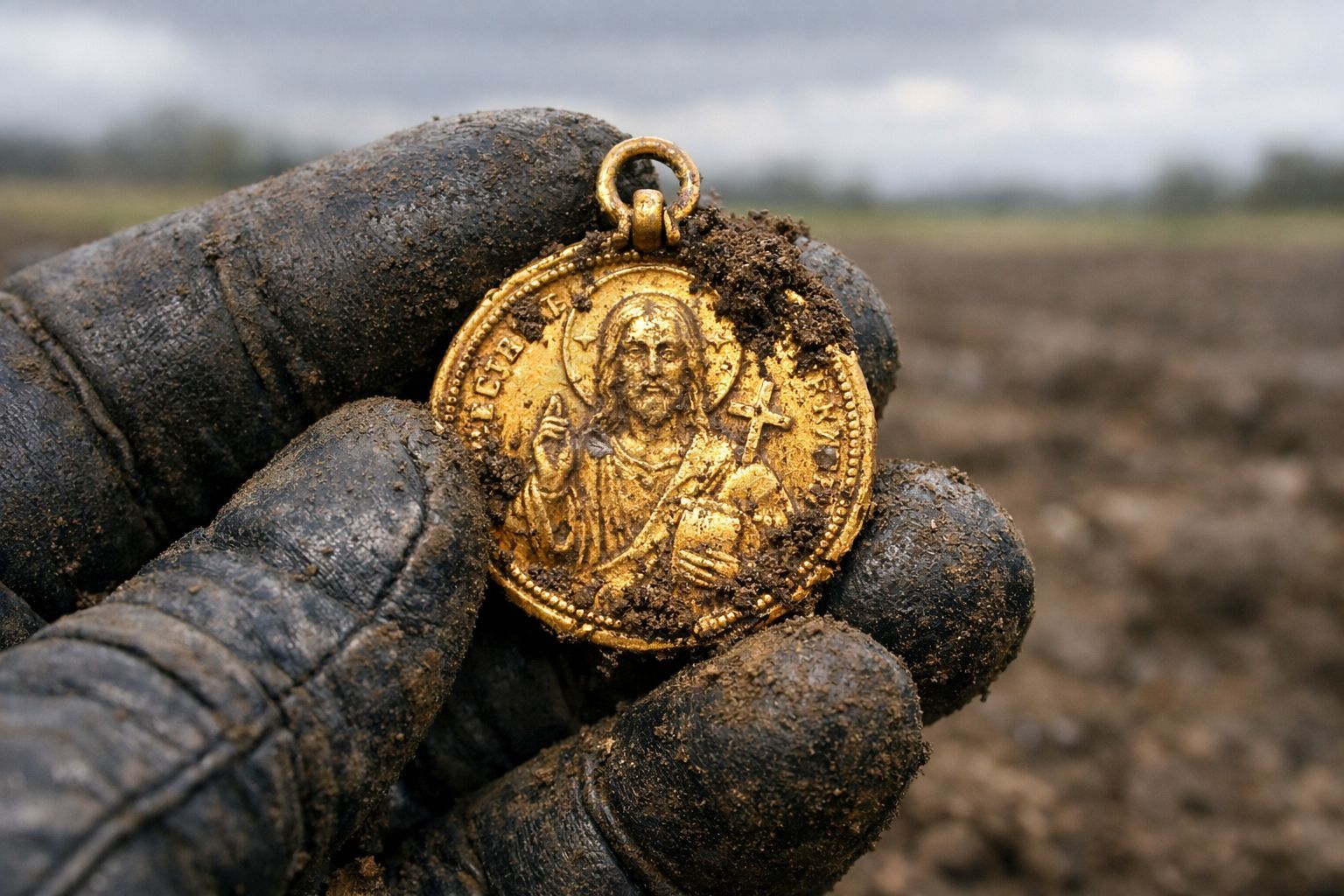 Un détecteur de métaux découvre une pièce de 1 200 ans liée mystérieusement aux débuts du christianisme