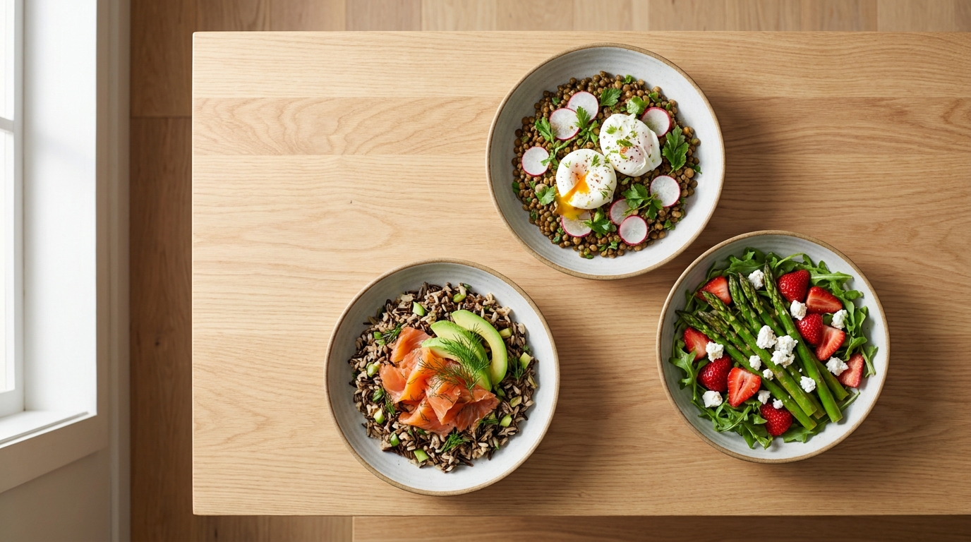 3 recettes de salades printanières qui vous rassasieront vraiment jusqu&rsquo;au soir