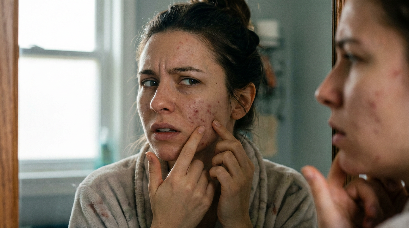 Acné à l'âge adulte : cette hausse surprenante chez les 20-29 ans expliquée par une experte